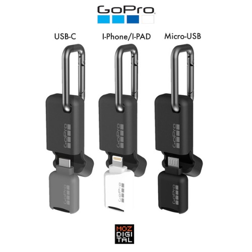 (GoPro) 고프로 Quik Key(마이크로5핀) 모바일 microSD 카드리더기(안드로이드용)
