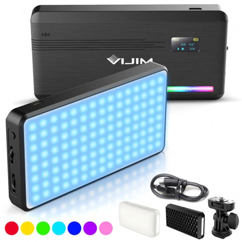 울란지 VIJIM VL196 미니포켓 LED 조명 색온도 RGB 조절 이펙트기능