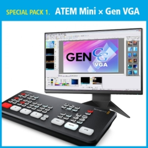 블랙매직 ATEM Mini 시리즈 + Gen VGA(소프트웨어)