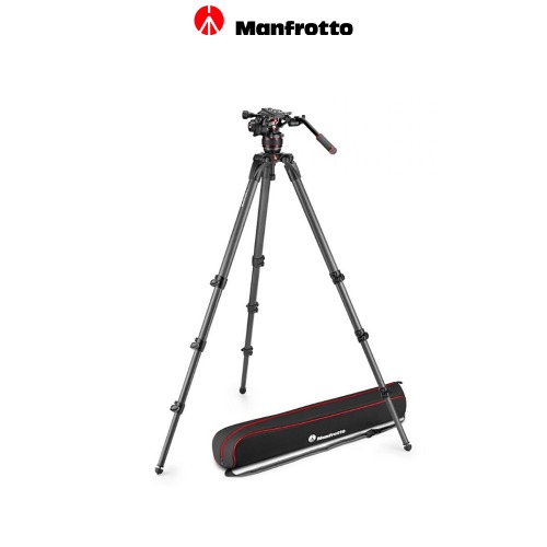 (Manfrotto) 맨프로토 Nitrotech 608 / 612 video head + 536 CF Tall Single Legs Tripod