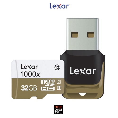 (렉사) Lexar microSDXC UHS-I U3 1000배속 32GB/USB리더기포함