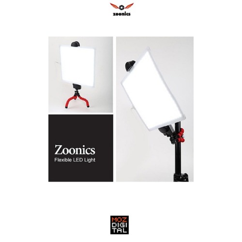 [휘어지는 조명](ZOONICS) 주닉스 LED z400 플랙시블 LED라이트 카메라조명